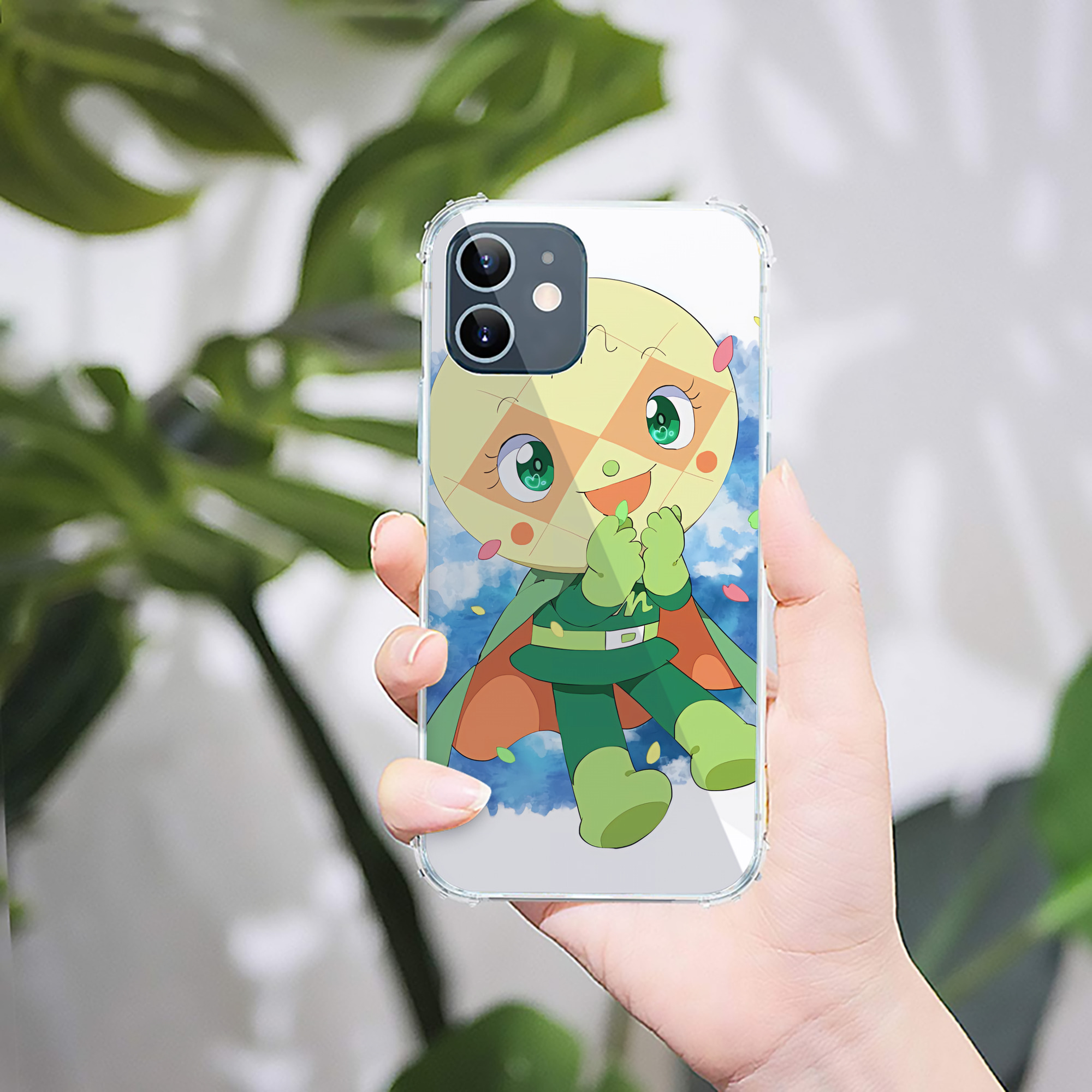 （画像用） アンパンマン Anpanman 【iPhone 12シリーズ対応】透明スマホケース（クリアソフトケース）